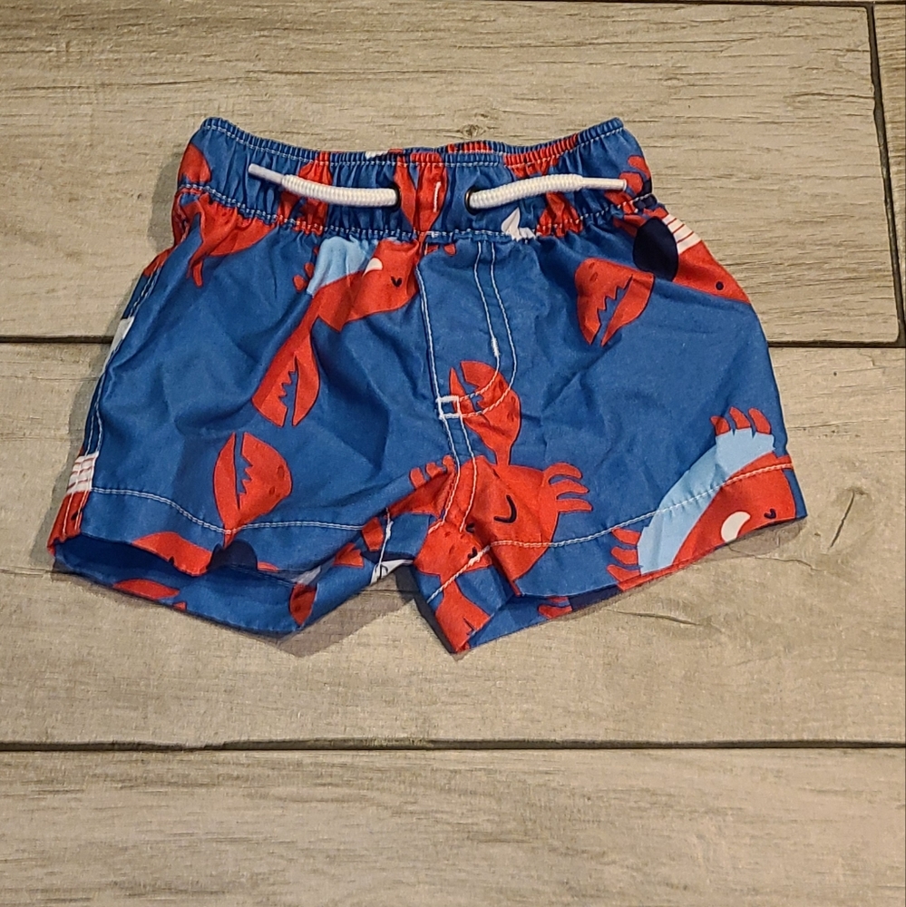 💐Carters crab bathing suit swim trunks 🍉🎠 🌸 🍀 ❄️ 🍂🧁🎀🦄🪻🍍🍓🦉💘